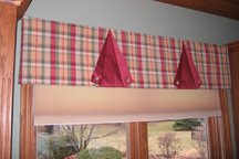 Mauve Window Treatment