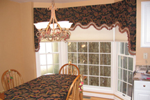 Window Treatment and Dinning Room